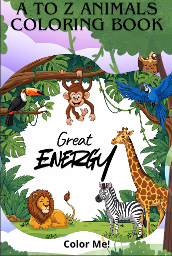 A to Z ANIMALS COLORING BOOK - TheCrayonClassroom